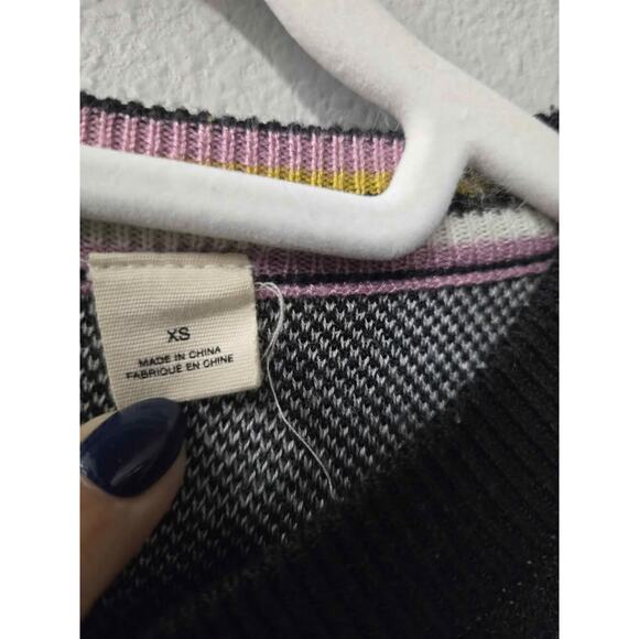 Moth (Anthropologie Brand) Polka Dot Short Sleeve Sweater Top xs - Picture 4 of 6